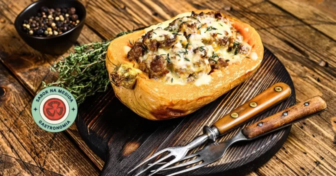 Gastronomia: Receita de Abobora Recheada com Carne Moida