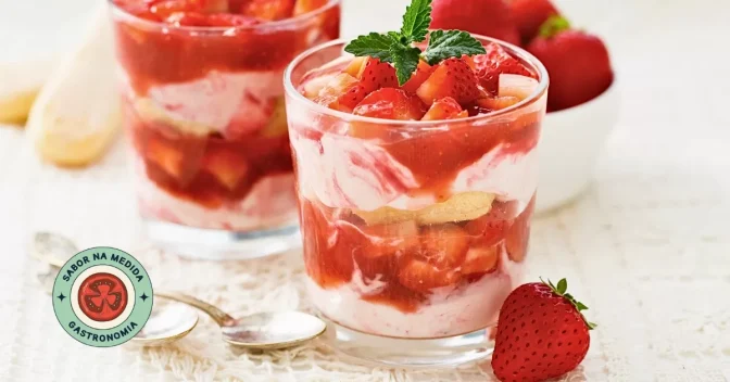 Sobremesas: Receita de Sobremesa de Morango
