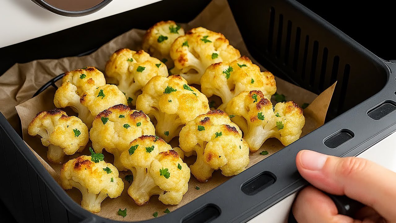 Gastronomia: Como Fazer Couve-Flor na Airfryer com Arroz, Legumes e Molho de Soja 