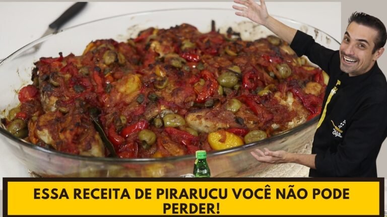 Pirarucu Assado com Legumes: o Bacalhau da Amazônia, Fácil e Saboroso