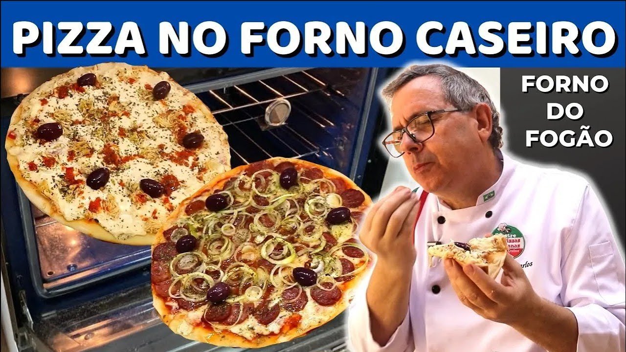 Como Fazer Massa de Pizza para Forno Doméstico: Receita Fácil e Crocante com Assadeira ou Pedra Refratária 