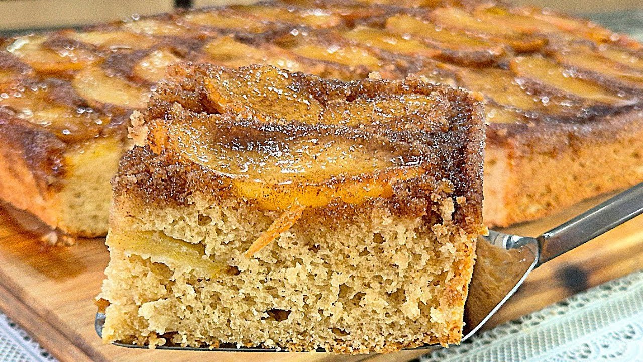Frango: Como Fazer Bolo de Maçã com Canela Fofinho e Aromático 