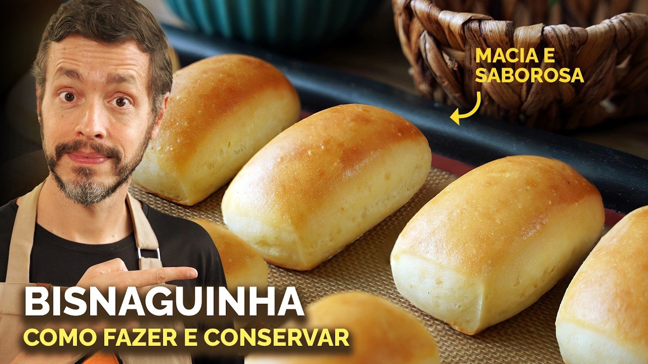Frango: Bisnaguinha Caseira na AirFryer: Pãozinho Macio Pronto em 9 Minutos 