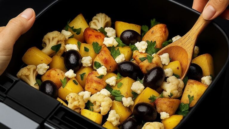 Frango com Legumes no Airfryer: Receita Saudável e Suculenta com Zucchini e Feta