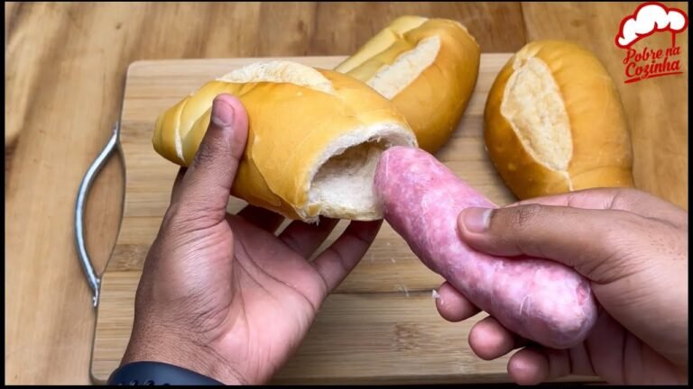Como Fazer Pão Recheado com Linguiça e Queijo na Air Fryer