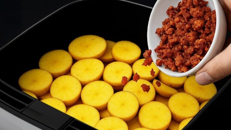 Como Fazer Kartoffeln Cremosas no Airfryer com Carne Moída e Legumes
