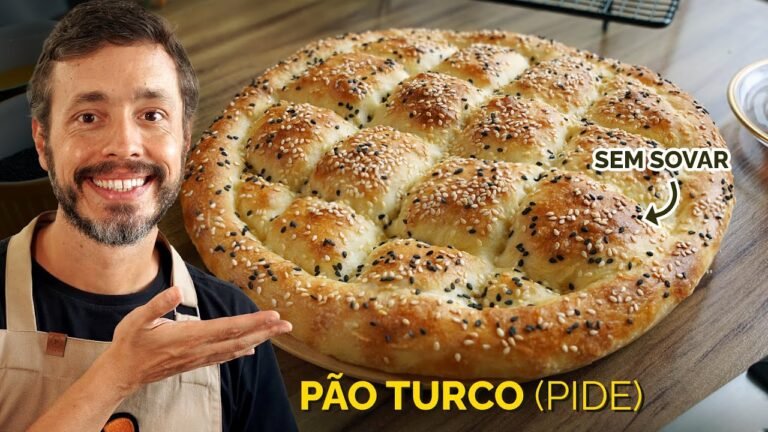 Como Fazer Pão Turco Ramazan Pidesi Macio e Fofinho no Forno Caseiro