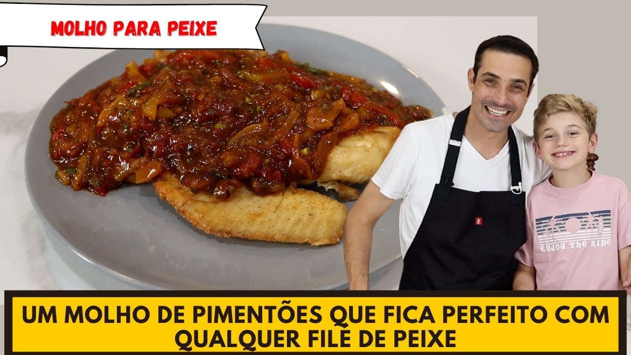 Tilápia Frita com Molho de Pimentões: Receita Fácil e Saborosa 