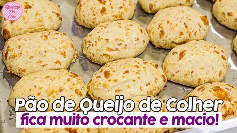 Pão de Queijo de Colher Sem Sujar as Mãos: Crocante por Fora e Macio por Dentro