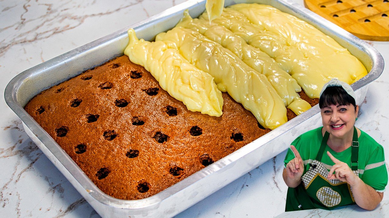 Como Fazer Bolo Choco Ninho Recheado com Ninho Cremoso Super Fácil 