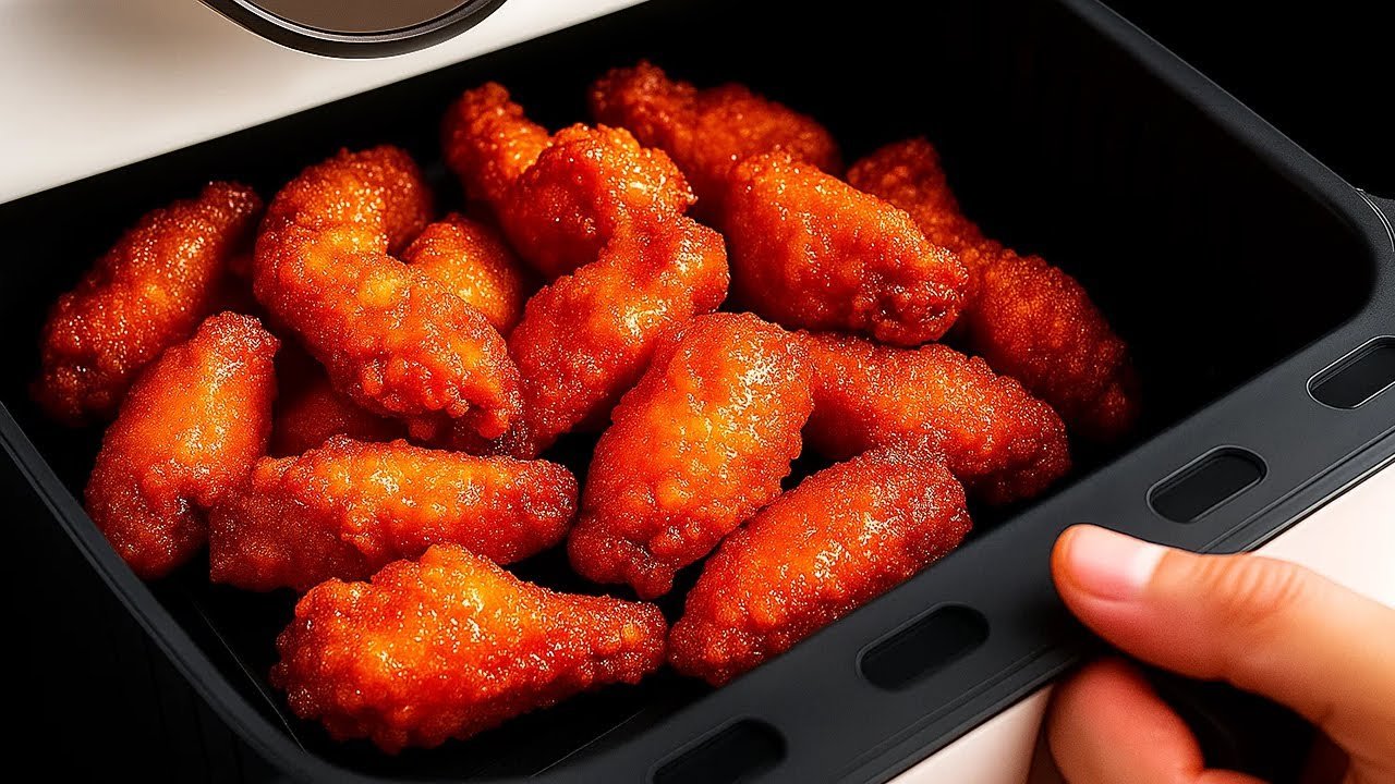 Asas de Frango Crocantes na Airfryer com Marinada Cremosa 