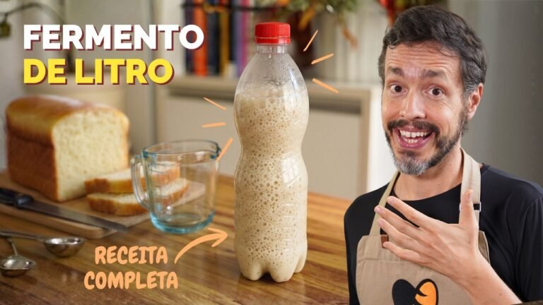 Como Fazer Fermento de Litro Caseiro Igual ao das Avós