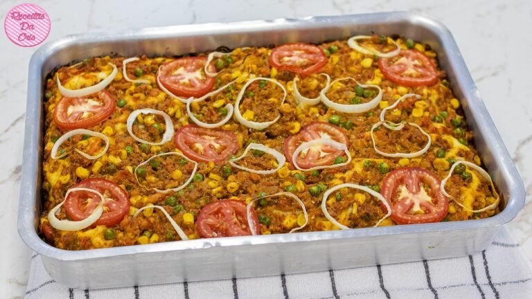 Como Fazer Torta Pizza de Sardinha Fofinha, Econômica e Irresistível