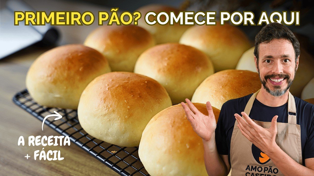 Como Fazer o Primeiro Pão Caseiro Fácil para Iniciantes 