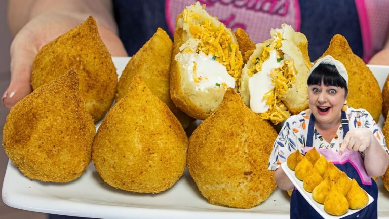 Como Fazer Coxinha de Frango com Requeijão Sequinha e Cremosa