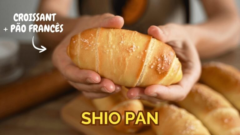 Como Fazer Shio Pan Japonês: Pão de Sal Crocante com Manteiga e Textura de Croissant