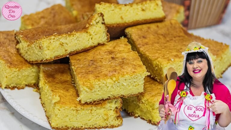 Bolo de Milho de Latinha Cremoso no Liquidificador Igual Pamonha