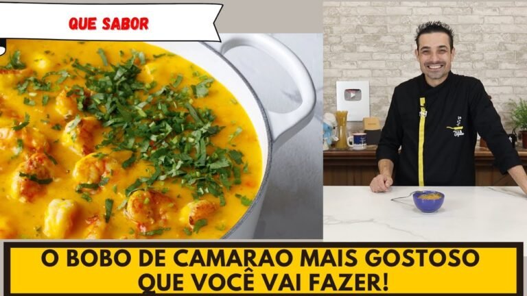 Como Fazer Bobó de Camarão Cremoso e Tradicional