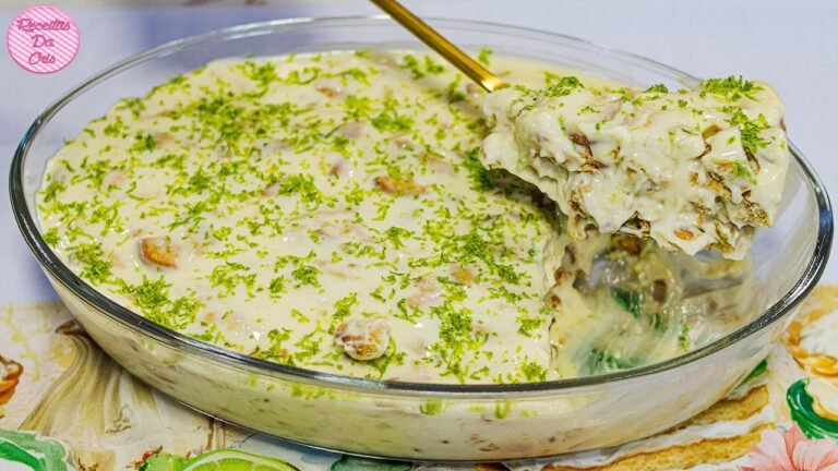 Torta de Limão de Preguiçoso: Cremosa, Sem Forno e Pronta em Minutos