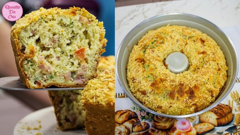 Como Fazer Bolo Salgado Sabor Pizza Fofinho e Pronto em Minutos