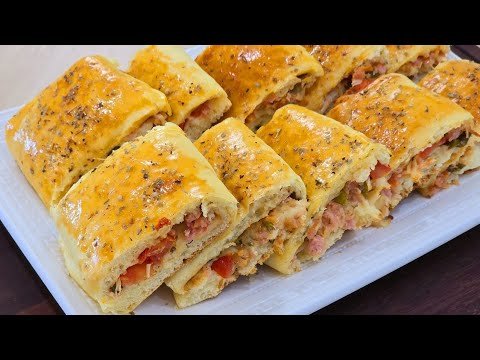 Como Fazer Bauru Especial de Lanchonete com Recheio de Frango, Presunto e Queijo