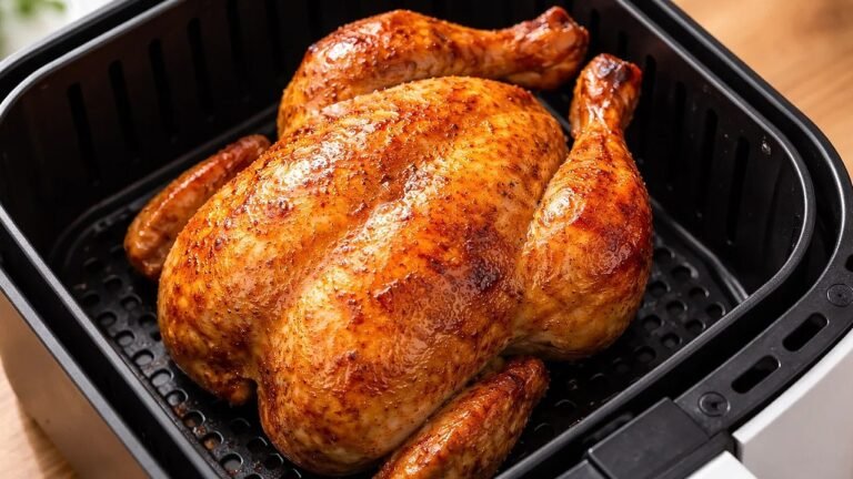 Como Fazer Frango Inteiro na Air Fryer Crocante por Fora e Suculento por Dentro