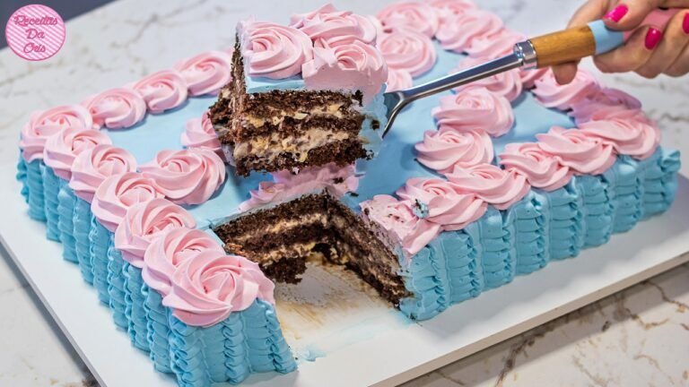 Bolo de Aniversário para Iniciantes: Como Rechear e Confeitar com Strogonoff de Ouro Branco