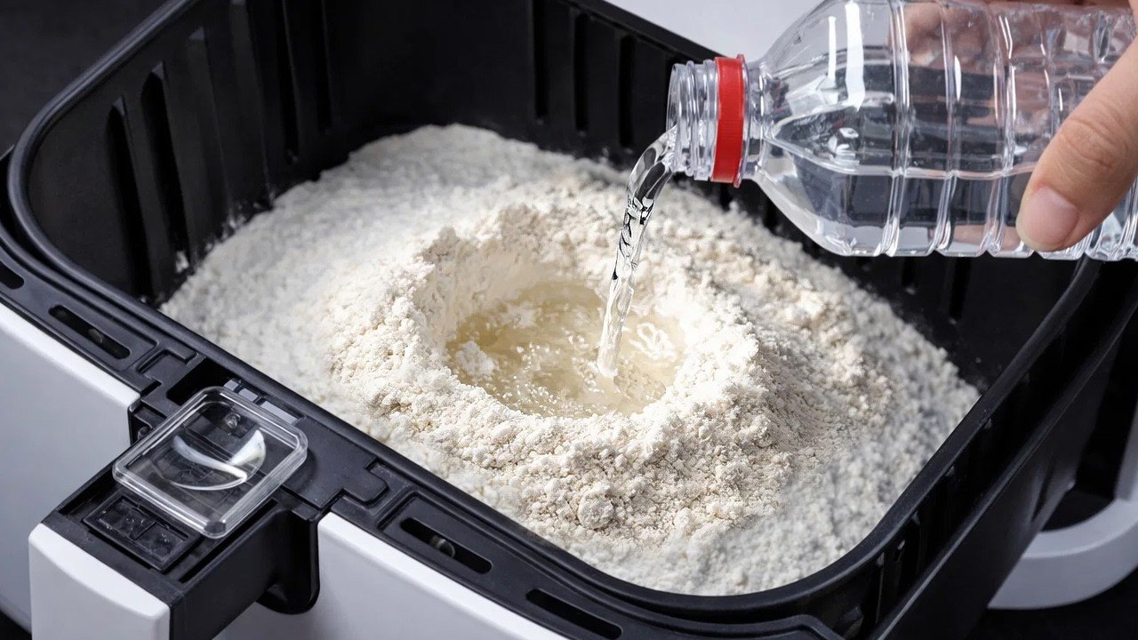 Pão de Air Fryer Fácil e Rápido: Crocante por Fora e Macio por Dentro 