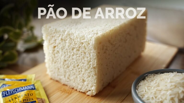 Como Fazer Pão de Arroz Fofinho no Liquidificador Sem Glúten
