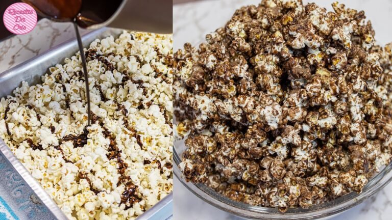 Pipoca Doce de Nescau Sem Pipoqueira: Nunca Queima e Fica Crocante