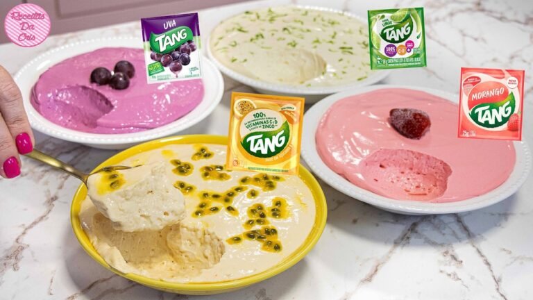 Como Fazer Sobremesa Cremosa de Tang com 3 Ingredientes