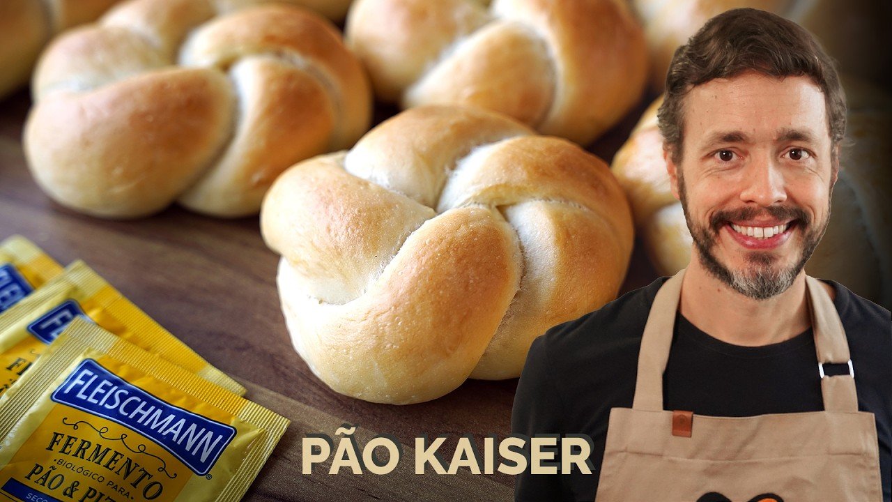 Pão Kaiser ou Vianinha: Receita de Pãozinho Trançado em Formato de Flor Macio e Fofinho 
