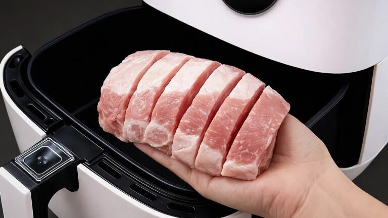 Lombo Suíno na Air Fryer com Legumes Cremosos e Gratinados