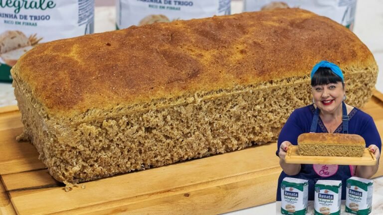 Como Fazer Pão Integral de Massa Mole Sem Sovar: Fofinho, Fácil e Delicioso
