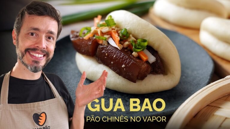 Gua Bao Chinês Caseiro: Receita Fácil de Pão Cozido no Vapor