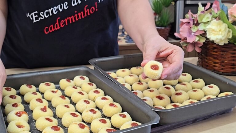 Como Fazer Biscoito de Goiabada Amanteigado que Derrete na Boca