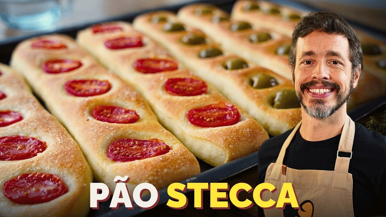 Salgados: Como Fazer Pão Stecca Rústico Fácil: corte, estique e asse no forno doméstico 