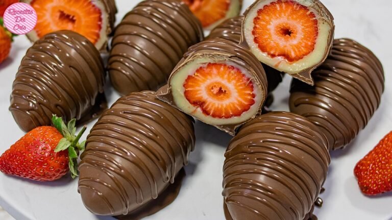 Bombom de Morango com Chocolate: Receita Clássica, Cremosa e Irresistível