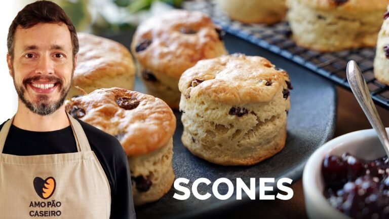 Como Fazer Scone Inglês Fofinho e Rápido para o Chá da Tarde