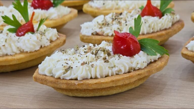 Barquetes para Festa: Receita Fácil, Crocante e Deliciosa