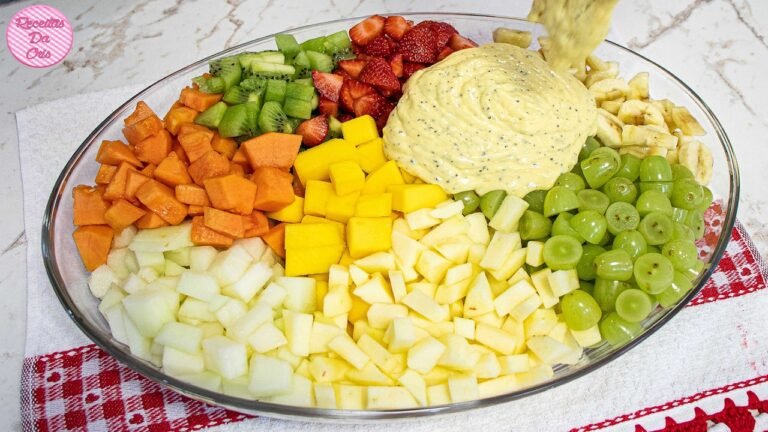 Como Fazer Salada de Frutas com Creme de Maracujá Cremoso e Irresistível
