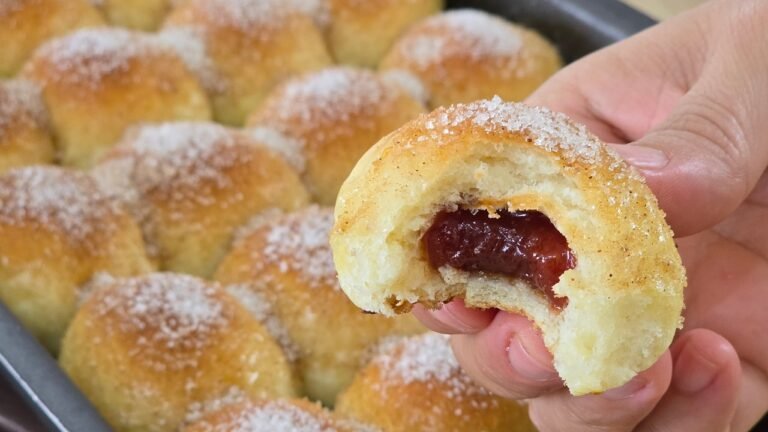 Como Fazer Mini Sonho Assado Recheado para Festa Sem Sova