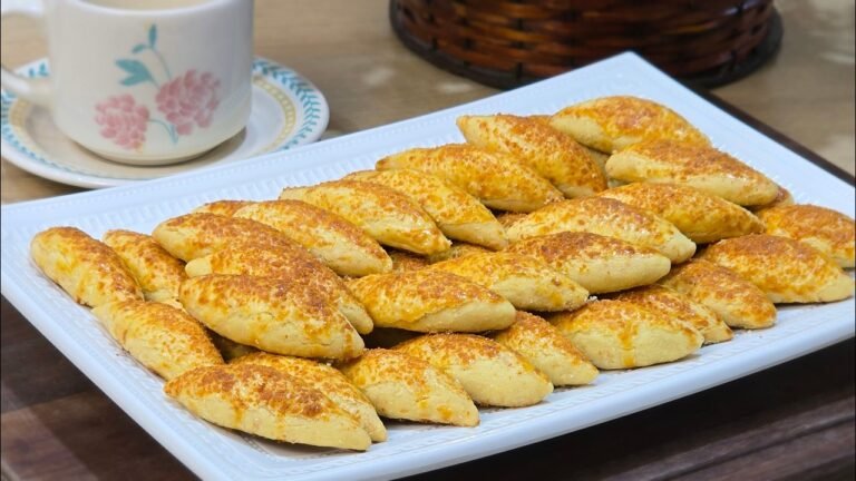Como Fazer Biscoitinhos de Queijo Caseiros Fáceis e Saborosos