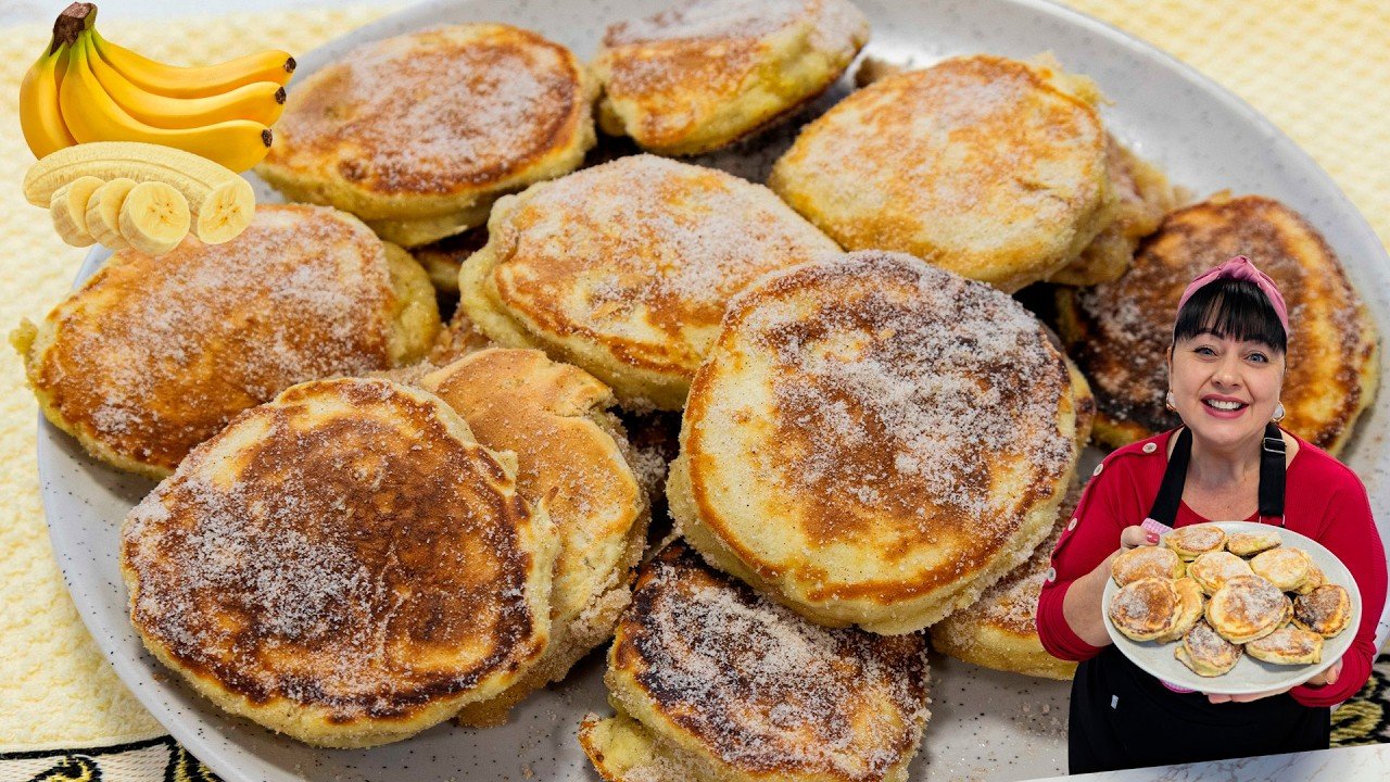 : Como Fazer Bolinho de Banana de Frigideira Rápido, Macio e Sem Fritura 