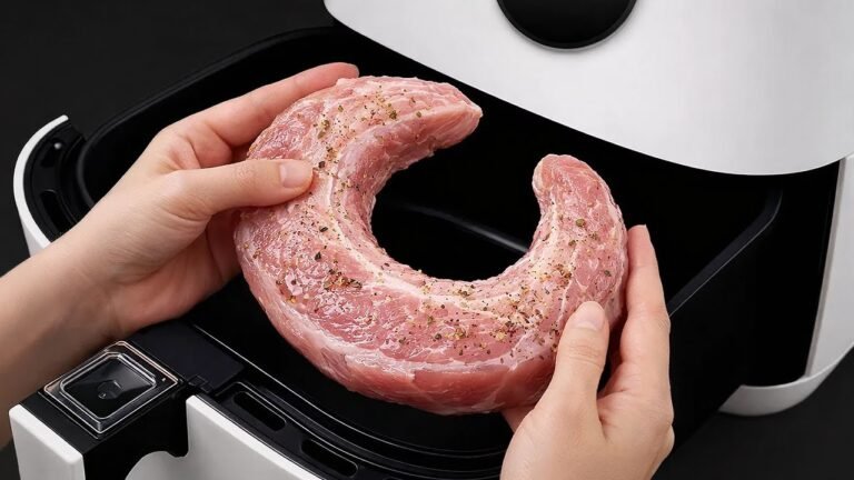 Lombo Suíno na Air Fryer com Batatas Cremosas e Legumes: Fica Muito Suculento