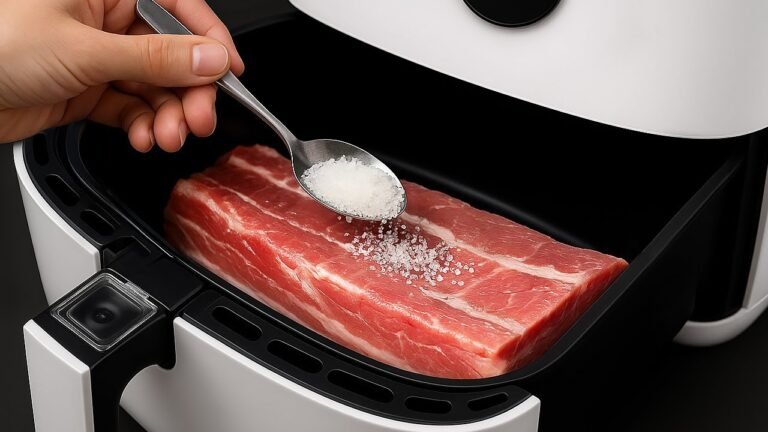 Barriga de Porco Crocante na Air Fryer com Batatas e Legumes