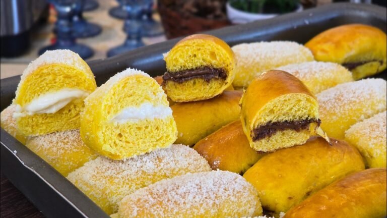 Como Fazer Pãozinho de Cenoura Recheado: Massa Fofinha com Recheio Doce e Salgado