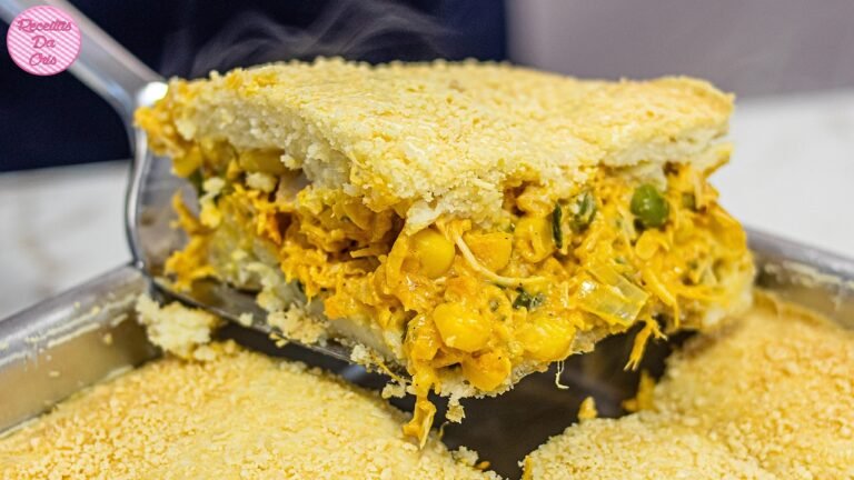 Torta de Frango Cremosa de Liquidificador: Fácil, Rápida e Muito Saborosa
