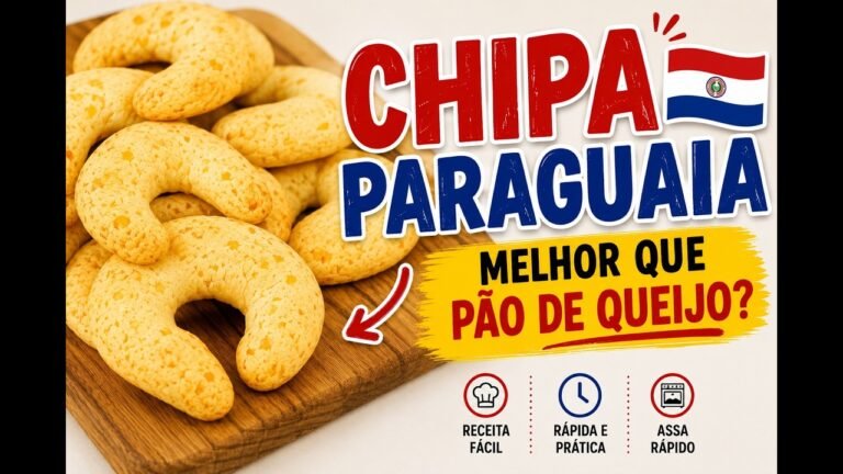 Como Fazer Chipa Paraguaia Caseira: Fofinha, Queijuda e Muito Melhor que Pão de Queijo