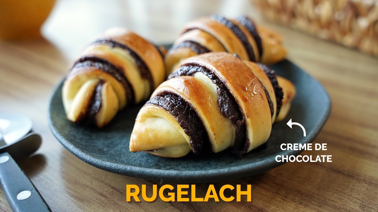 Airfryer: Rugelach de Chocolate: Receita Judaica de Enrolado Tipo Croissant Mais Fácil 